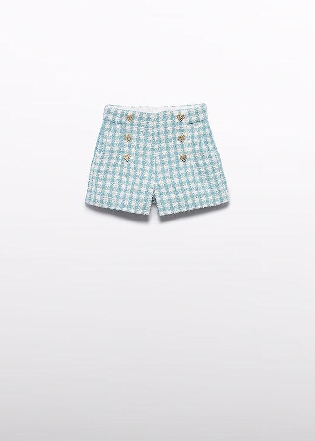 Short Tweed Light Blue - Abel & Lula