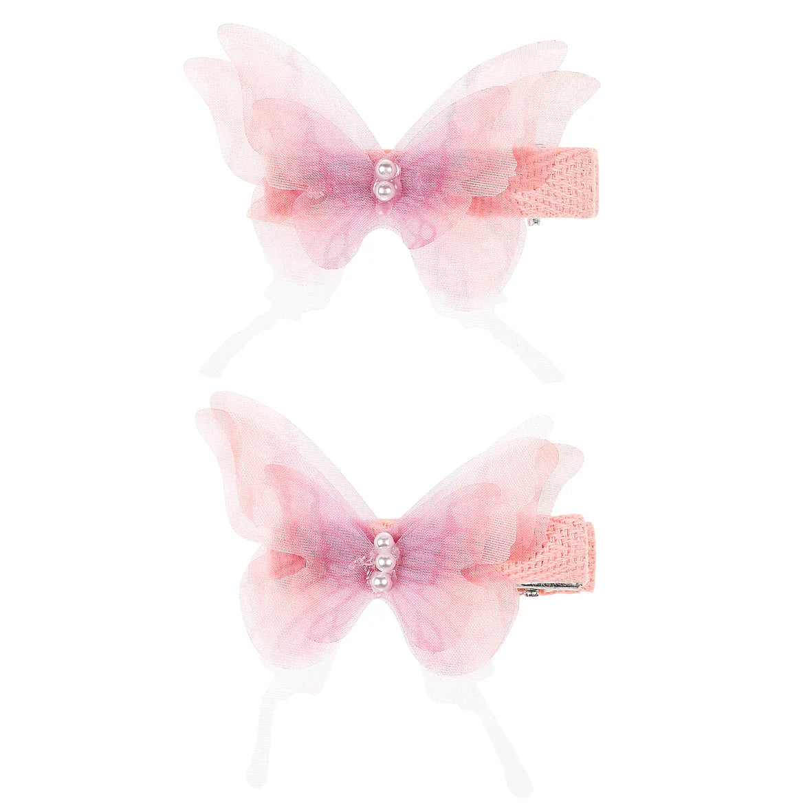 Haarclipjes Vlinder Roze - Souza