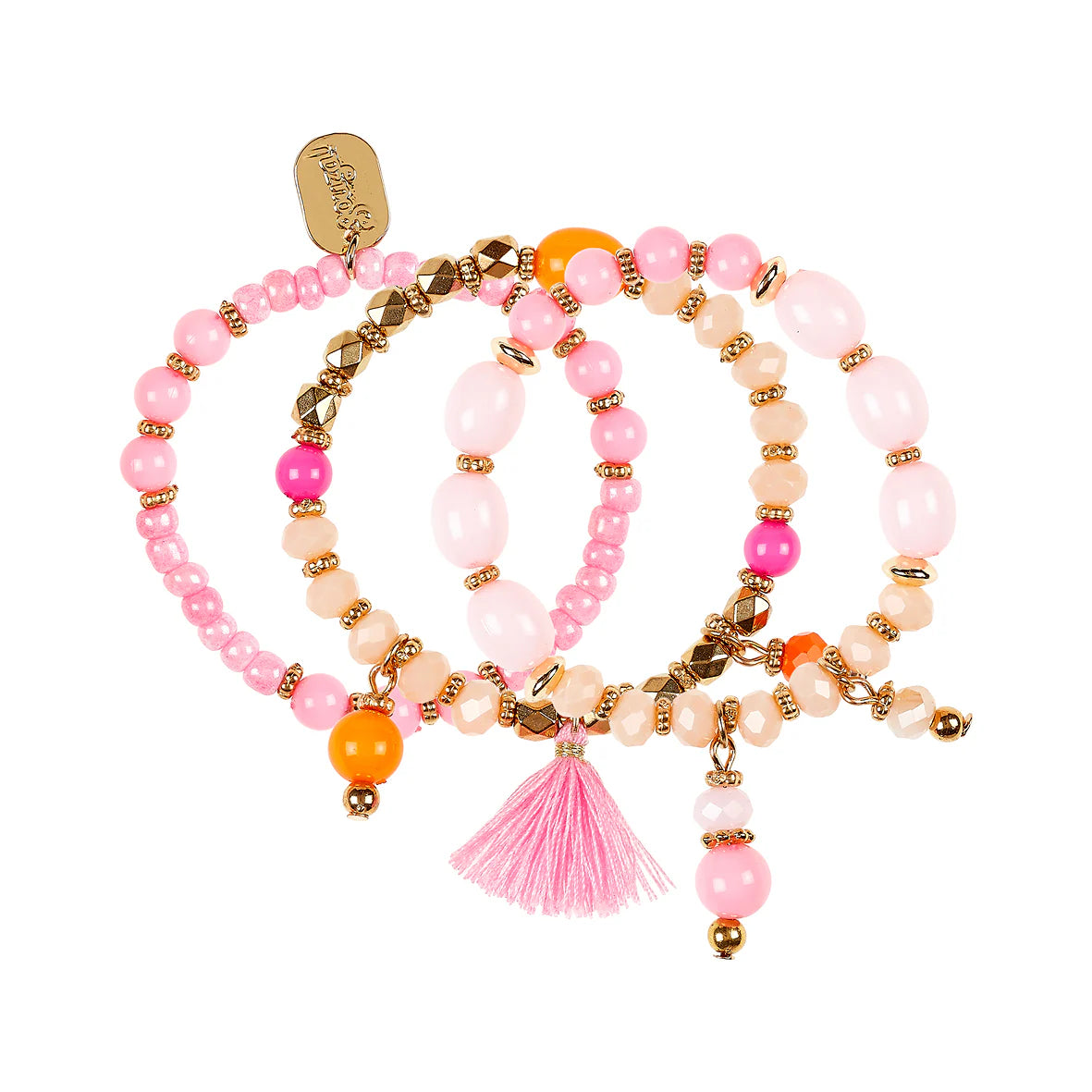 Armband Dottie Roze - Souza