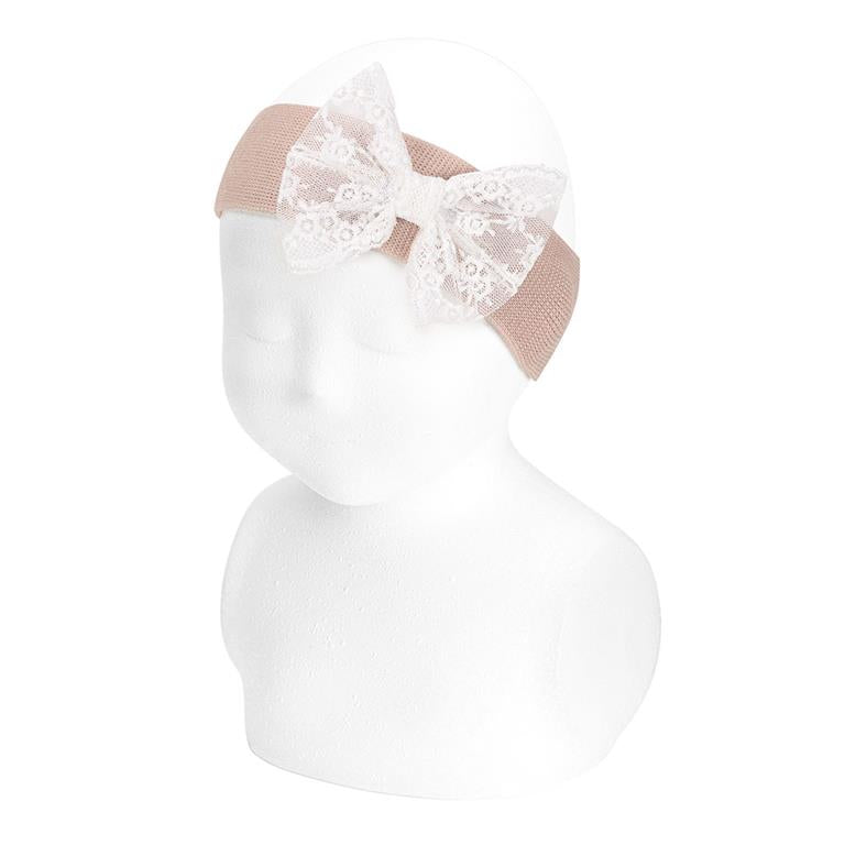 Headband Lace Bow - Condor