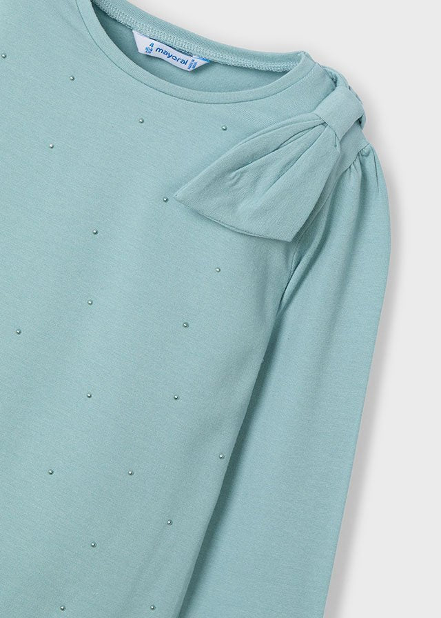 Shirt Pearls Jade - Mayoral