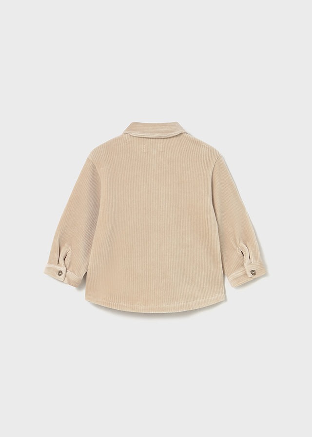Rib Blouse Beige Boy - Mayoral