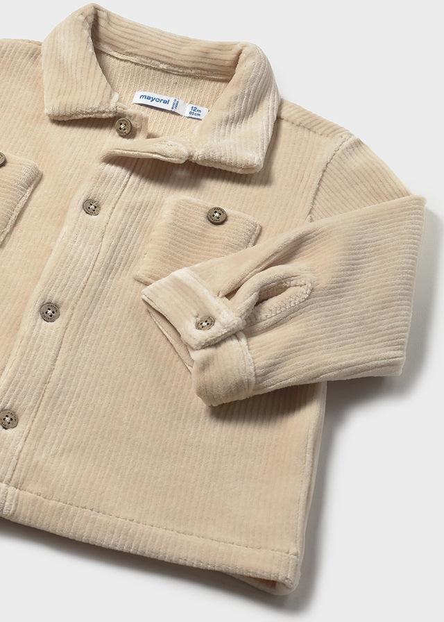 Rib Blouse Beige Boy - Mayoral