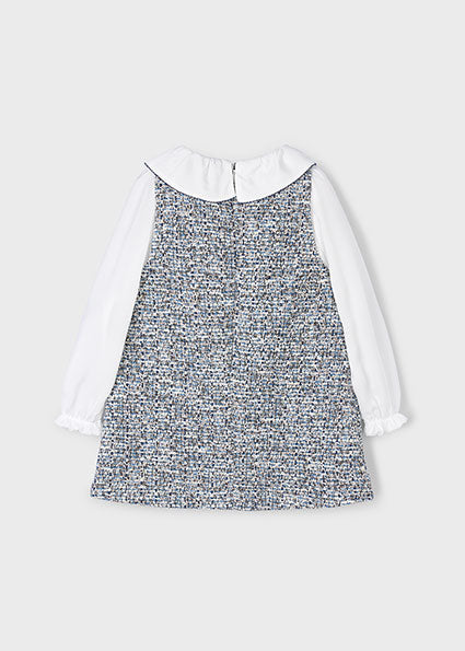 Pinafora Dress Ocean - Mayoral