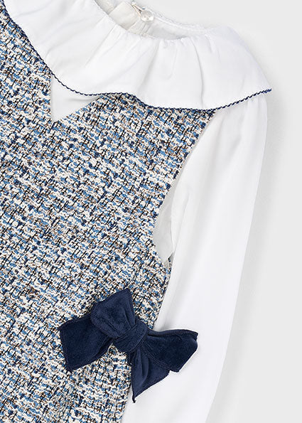 Pinafora Dress Ocean - Mayoral