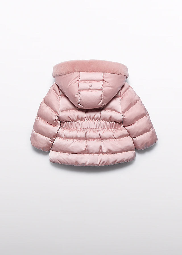 Coat Mini Girls Pink - Abel & Lula