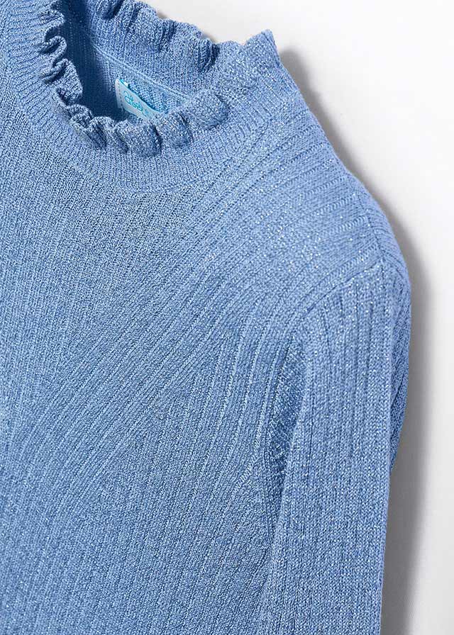 Knitting Turtleneck Sky Blue - Abel & Lula