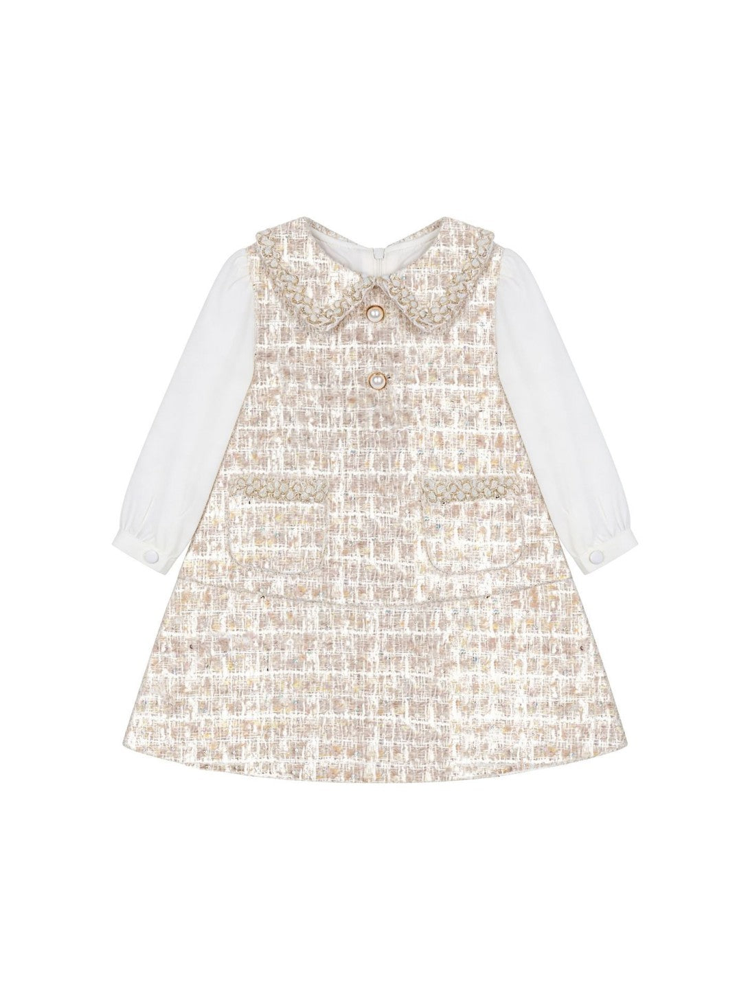 Jurk Sparkle Tweed Meisjes - Patachou