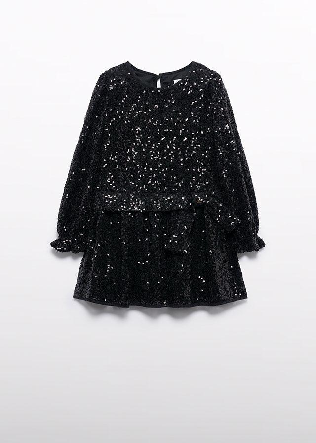Dress Glitter Black - Abel & Lula