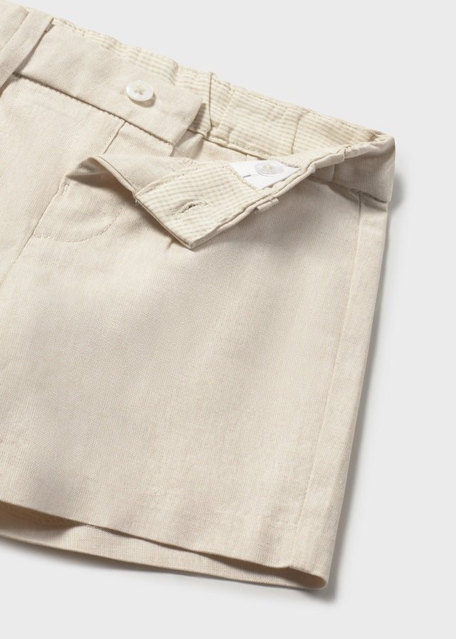 Linen Bermuda Beige - Mayoral