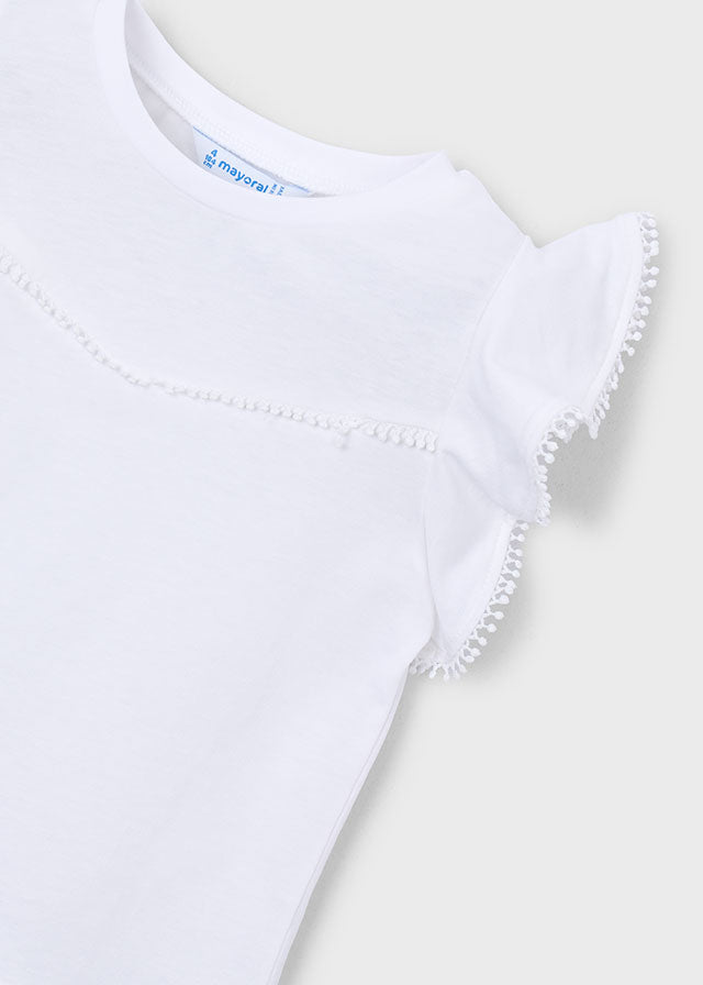 Shirt White Lace - Mayoral