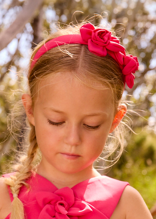 Floral Crepe Headband - Mayoral