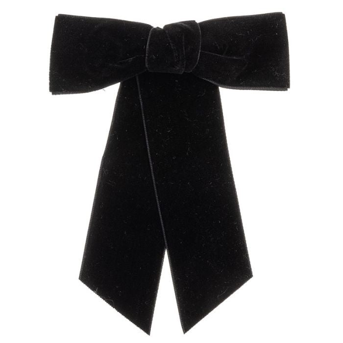 Velvet Bow Black - Siena
