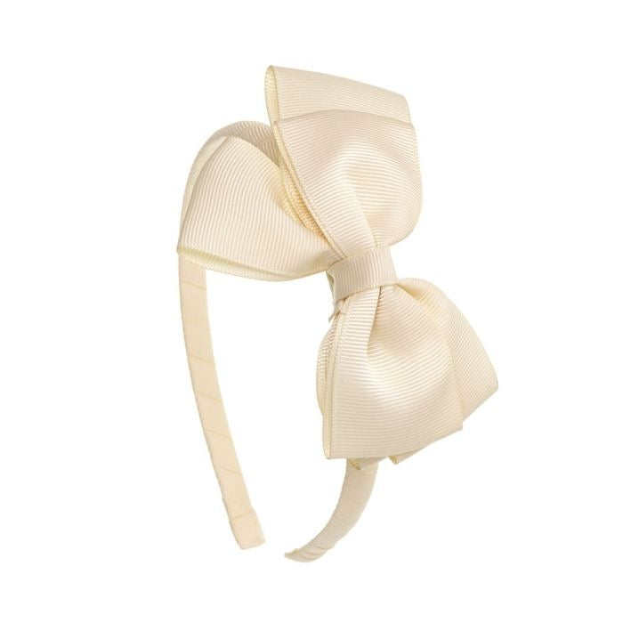 Diadeem Butterfly Bow - Creme
