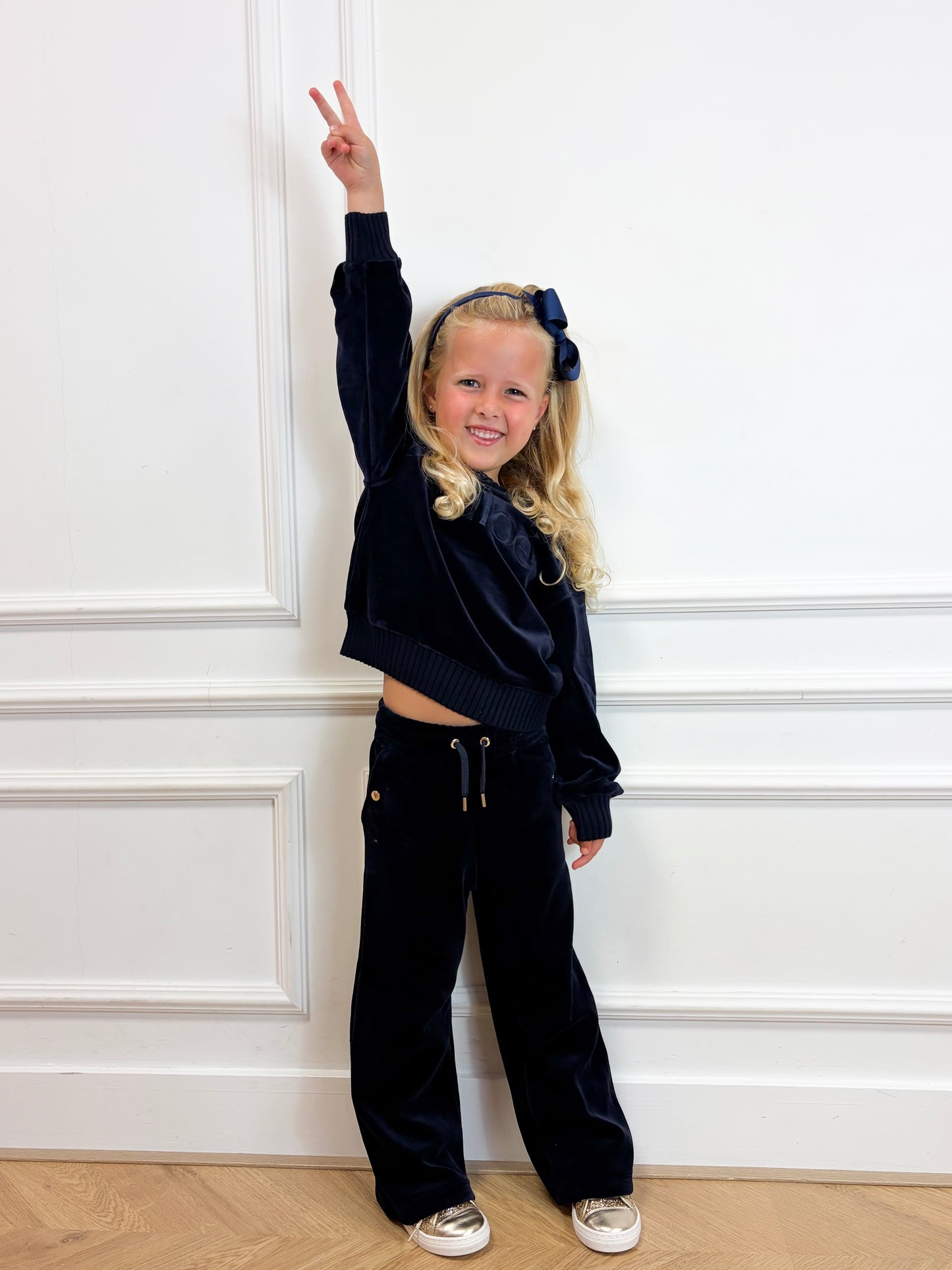 Meisjes set velvet - Chloé