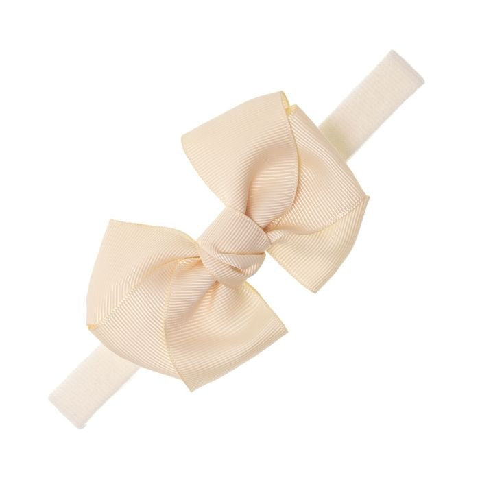Baby headband Largebow Creme - Siena