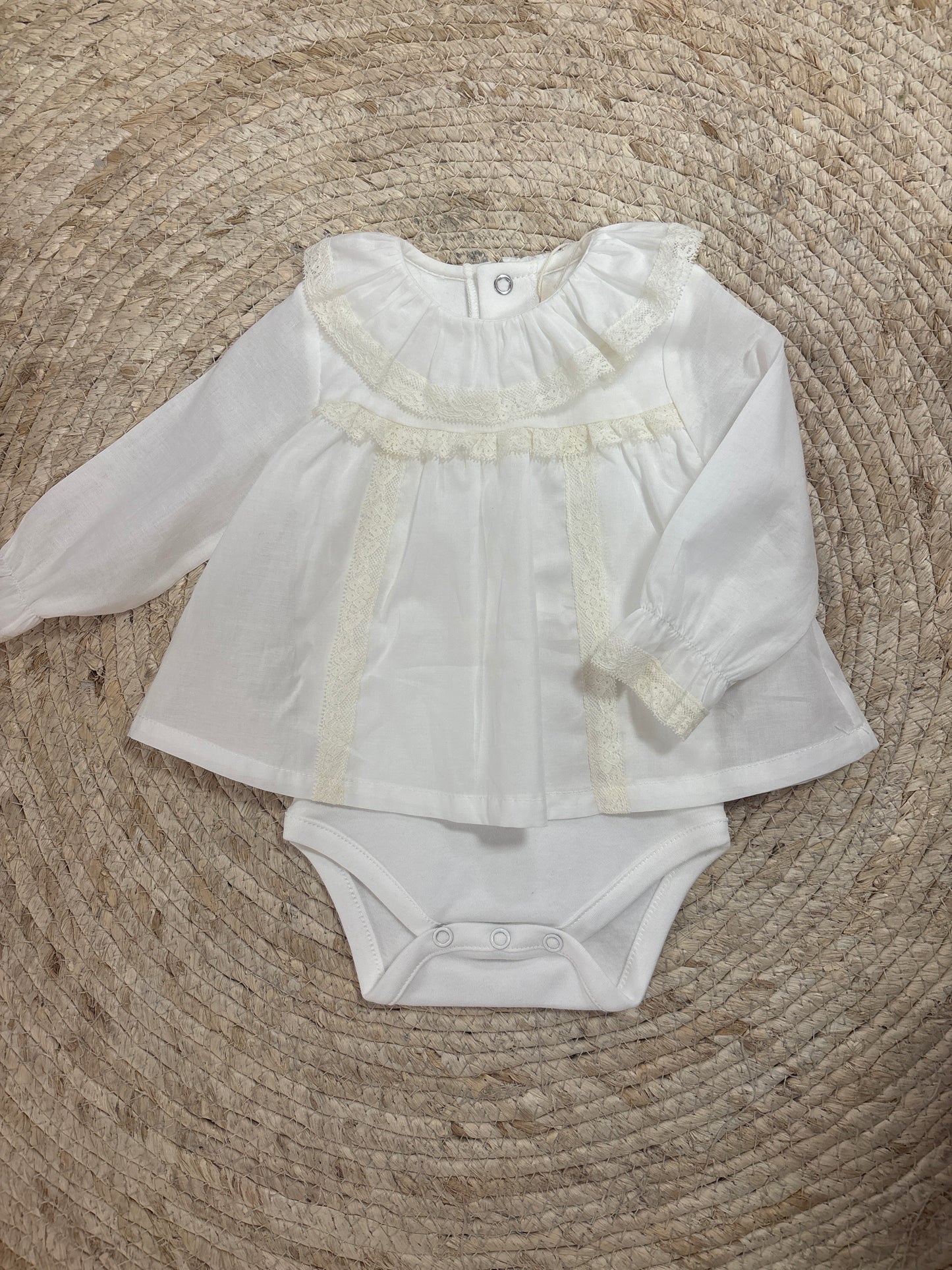 Blouse Romper White Ivory - Laivicar