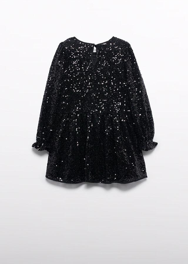 Dress Glitter Black - Abel & Lula