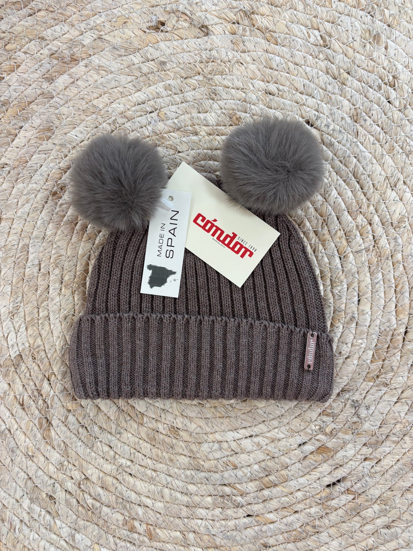 Hat Pompom Brown - Condor