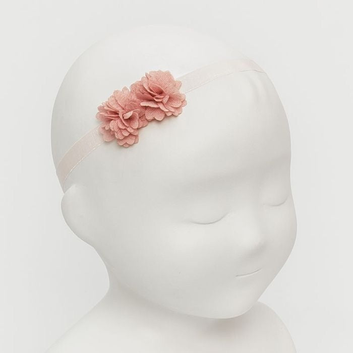 Baby headband flowers Pink - Siena