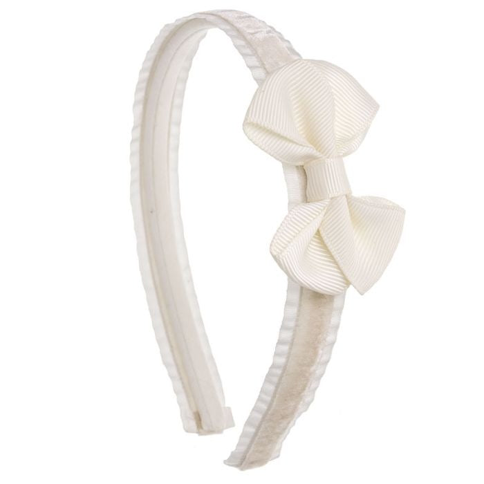 Diadeem Little Bow Off White - Siena