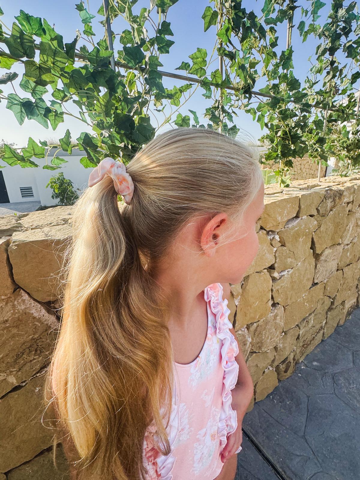 Scrunchie Flower Orange - Petite Zara