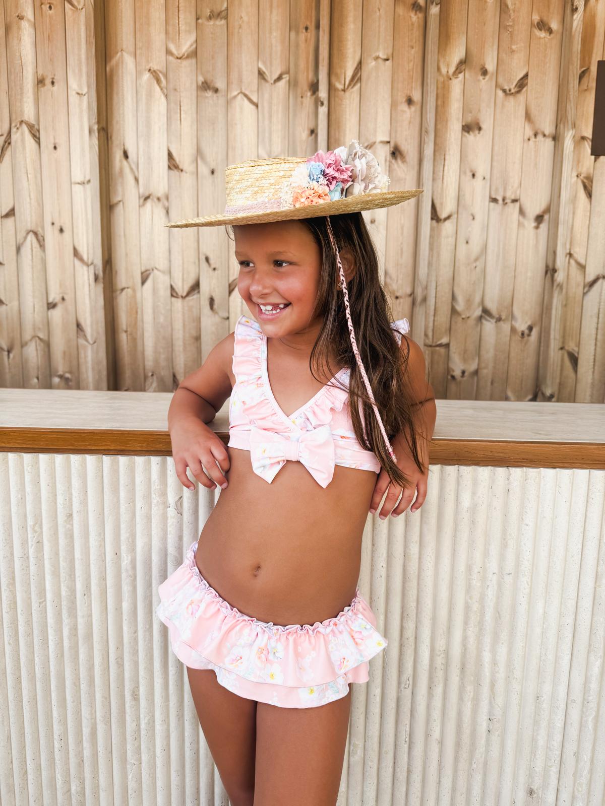 Bikini Flower Orange - Petite Zara