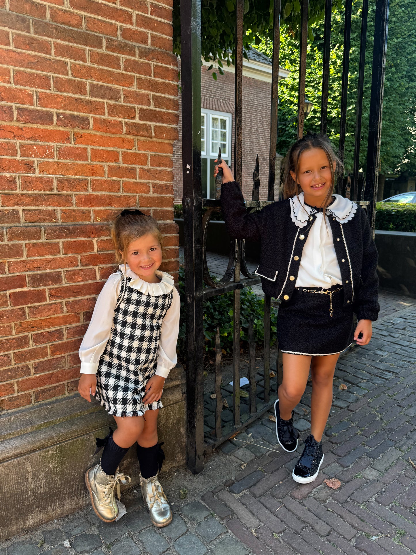 Skirt With Belt Black - Abel & Lula