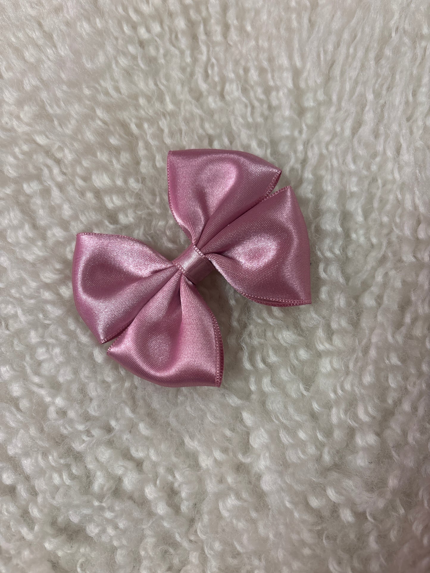 Butterfly Bow Small Old Rose - Petite Zara