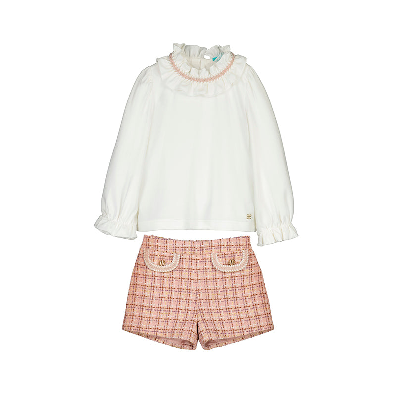 Bermuda Set Pink - Abel & Lula