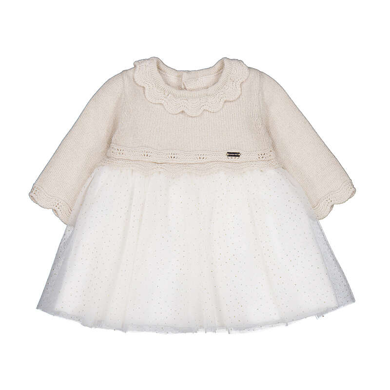Tulle Tricot Dress - Mayoral
