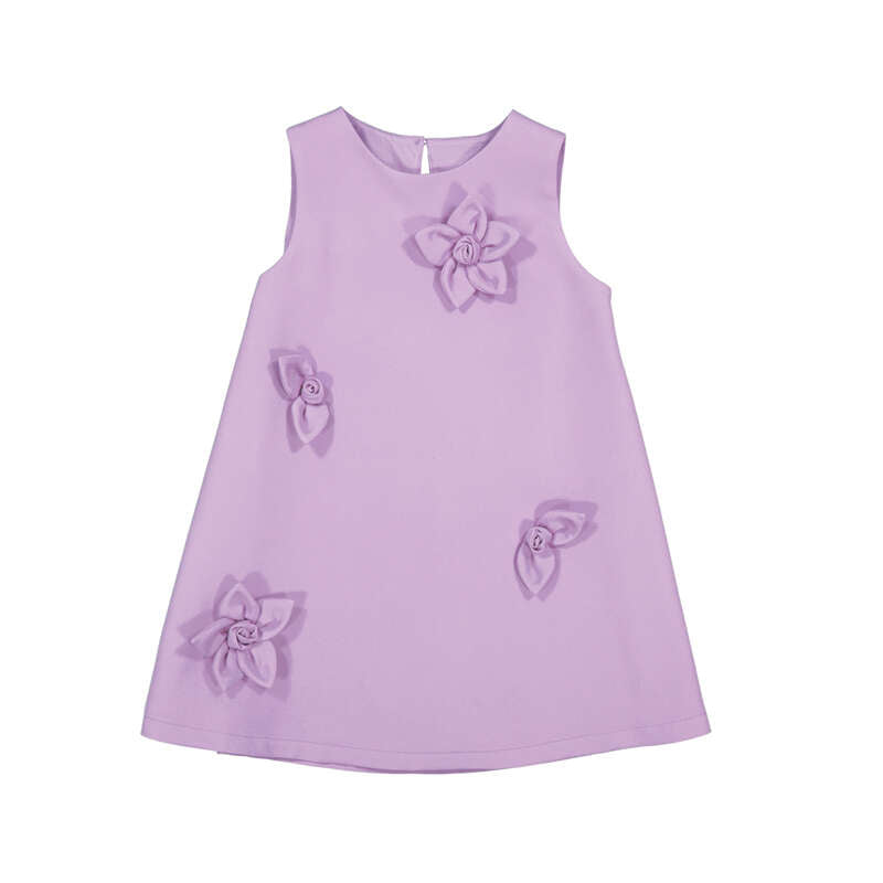 Crepe Flower Dress - Mayoral