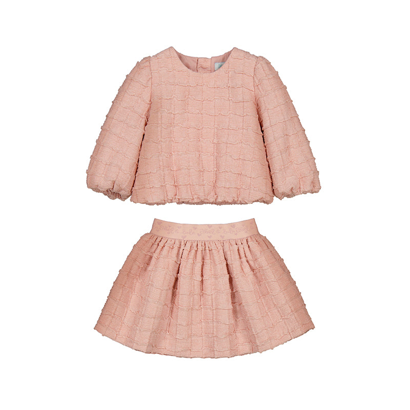 Skirt Set Pink - Abel & Lula