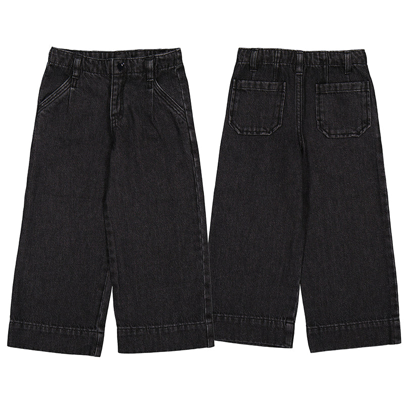 Jeans Wide Leg Black - Mayoral