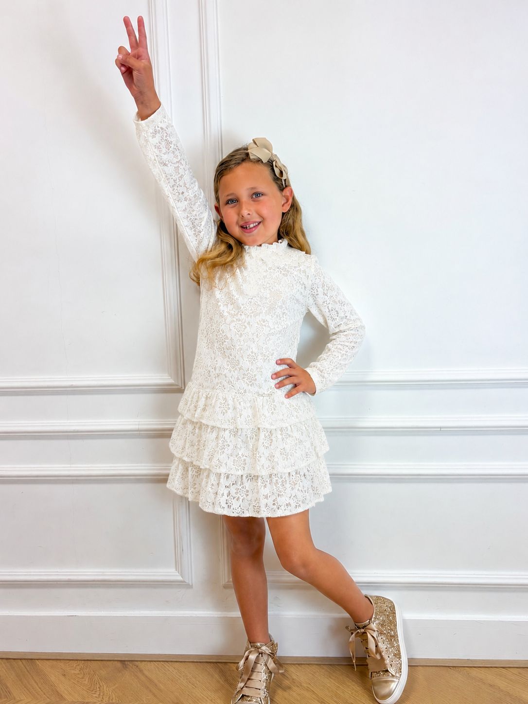 Knitted Lace Dress - Twinset