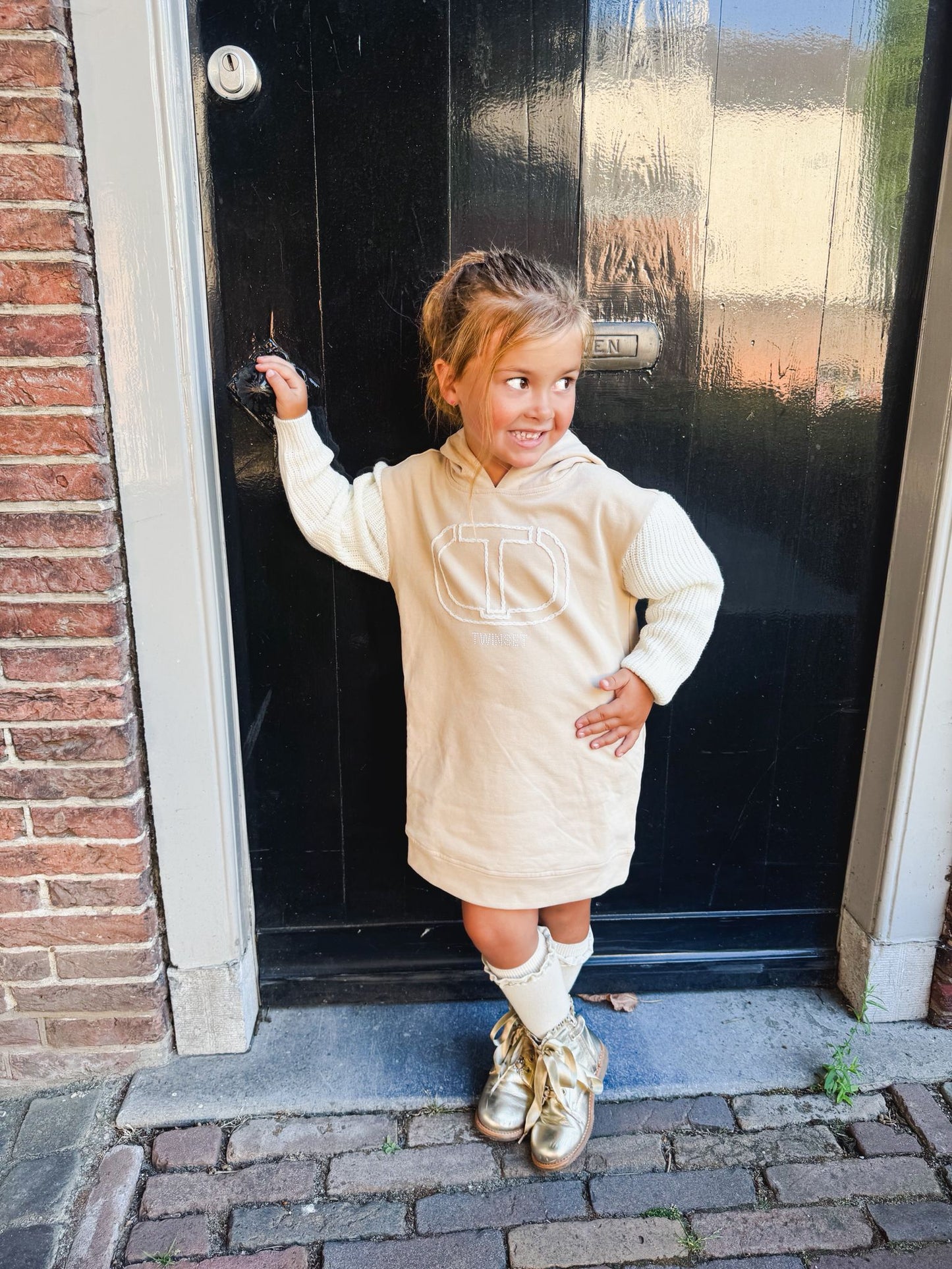 Sweat Dress Beige - Twinset