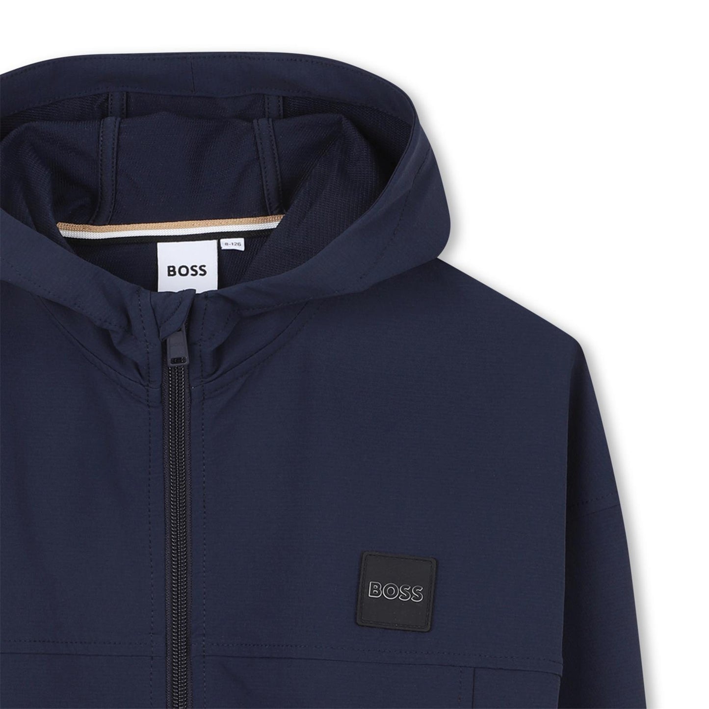 Hooded Cardigan Navy - Boss