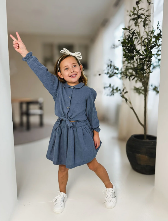 Set Dusty Blue - Petite Zara