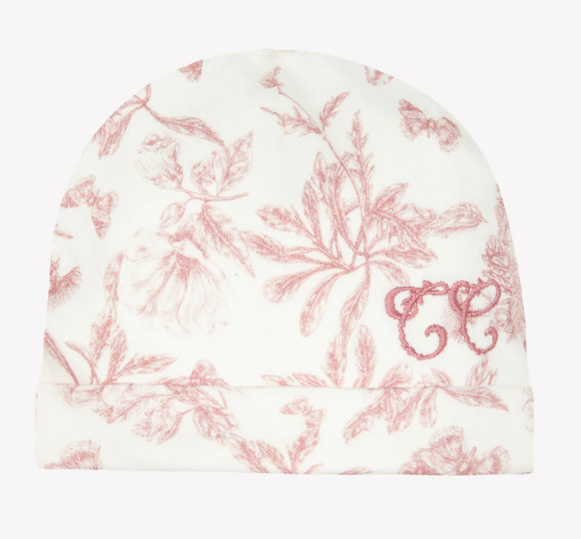 Toile de Jouy Bonnet Rose the - Tartine et Chocolat