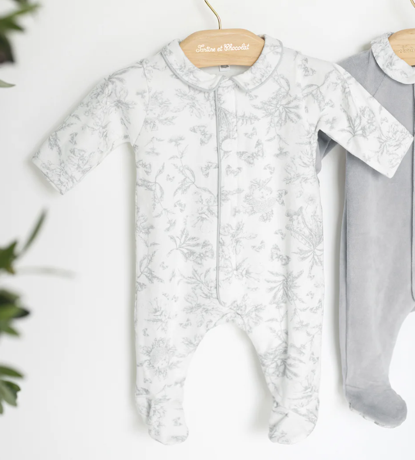 Toile de Jouy Gris - Tartine et Chocolat