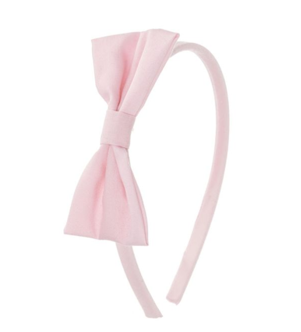 Diadeem Plana Bow Pink - Siena