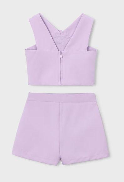 Bermude Crepe Set Lila - Mayoral