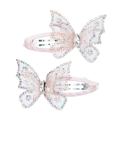 Hair Clips Butterfly Glitter - Souza