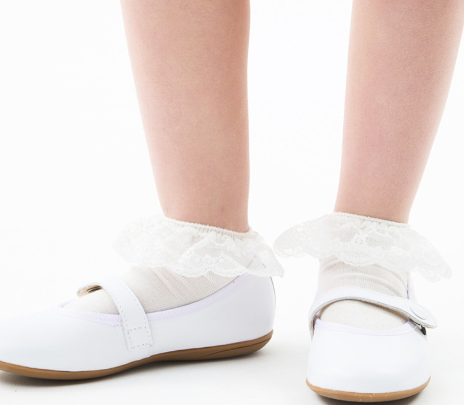 Condor Socks Lace - White