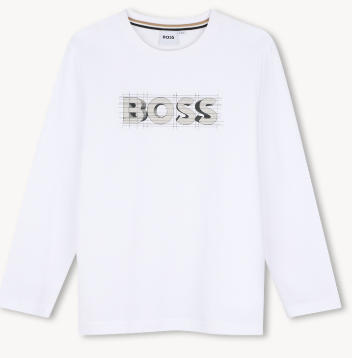 Shirt jongens wit - Boss
