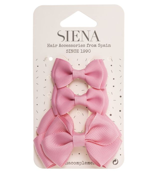 3 - Pack Strikjes Roze - Siena