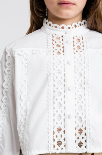 Blouse Broderie White - Twinset