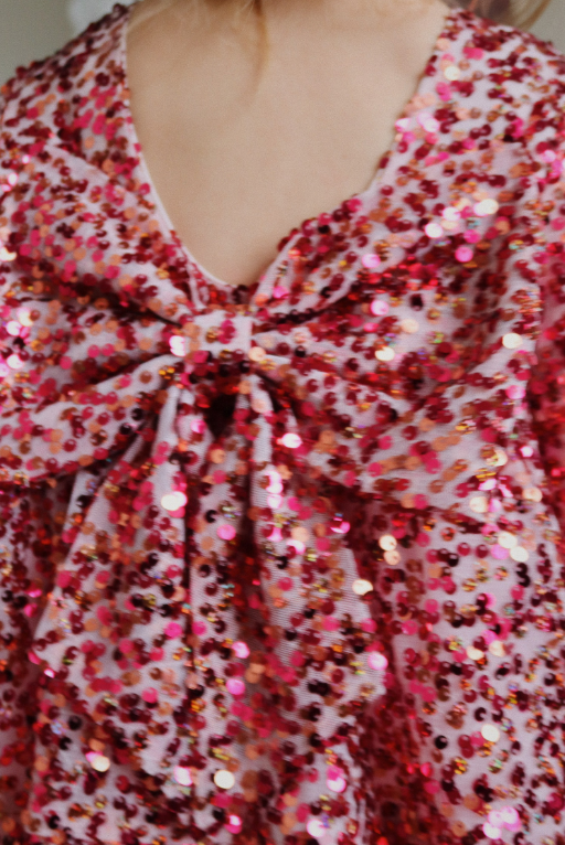 Sequins Bow Dress - Konges Slojd