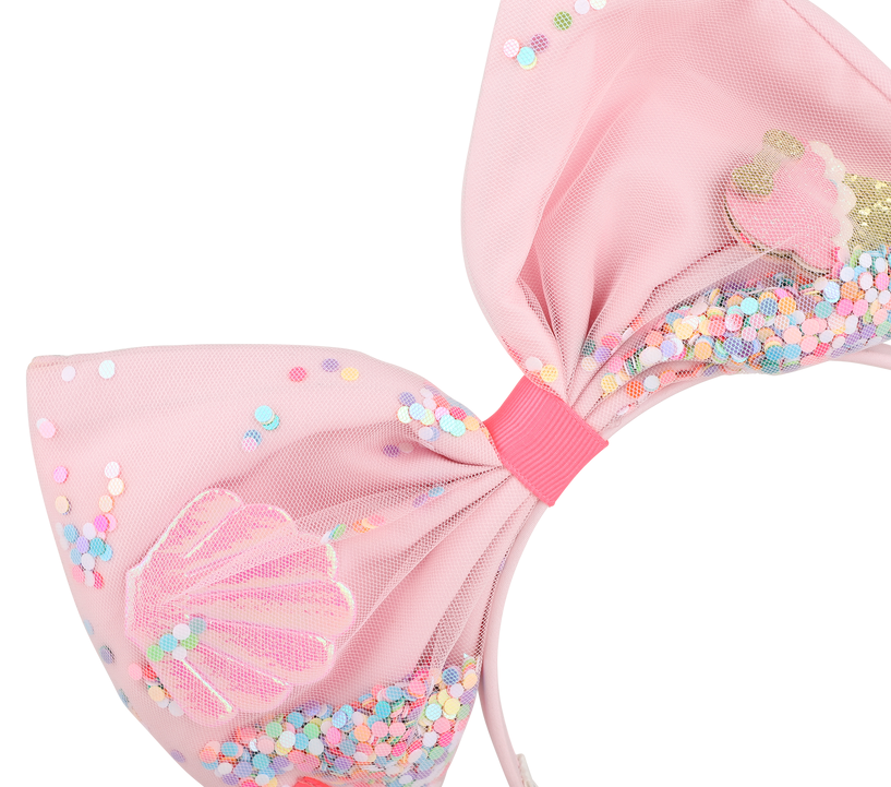Headband Summer Bow - Billie Blush