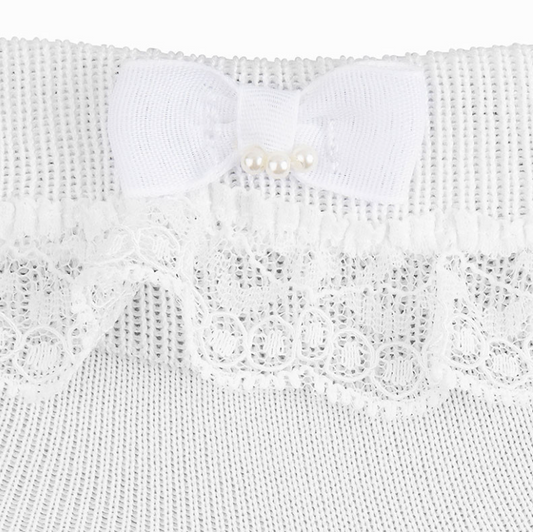 Condor Socks Ceremony Pearl - Wit